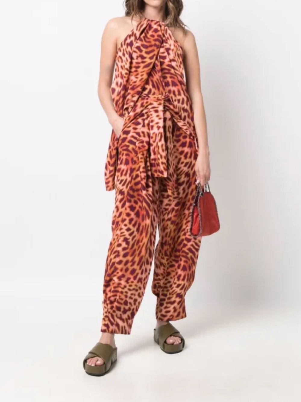 Stella McCartney Leopard Print Pants NWOT